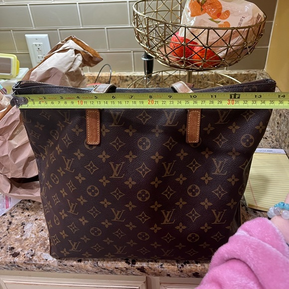 Louis Vuitton Authentic Monogram Leather Cabas Piano Tote - Picture 10 of 13